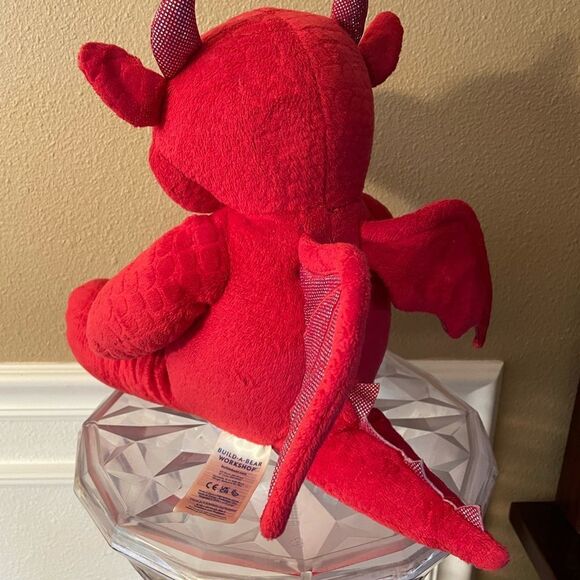 Build a Bear Red Magic Quest Red Dragon Plush - Picture 5 of 10
